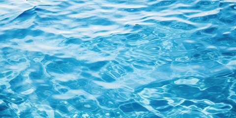 Fototapeta premium Abstract Blue Water Texture, Aerial view of calm ocean water