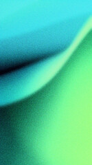 light blue to turquoise to lime green abstract curvy grainy texture gradient background wallpaper