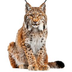 Obraz premium Photo of Lynx isolated on transparent background