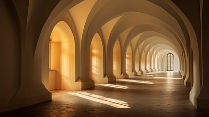 Obraz premium photograph blurred arch interior