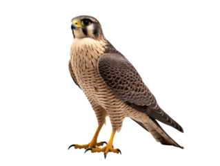 a bird standing on a white background