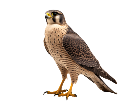 a bird standing on a white background