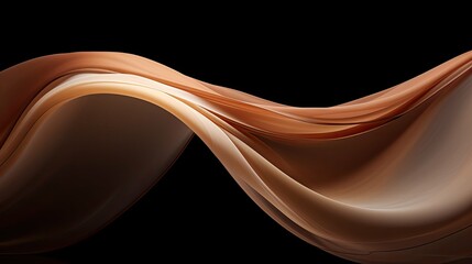 contrasting brown abstract shapes