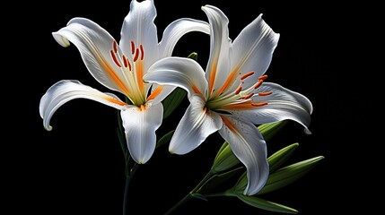 white tiger lily