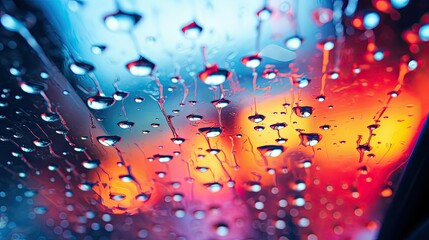 colors blurred interior car wash