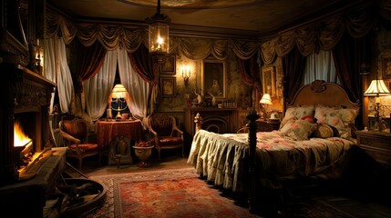 four victorian interior