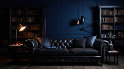 cozy interior dark