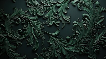 designs dark green pattern