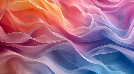 Obraz premium Abstract Colorful Wavy Background with Smooth Gradient