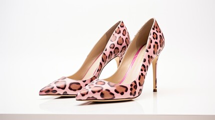 Naklejka premium style pink cheetah print