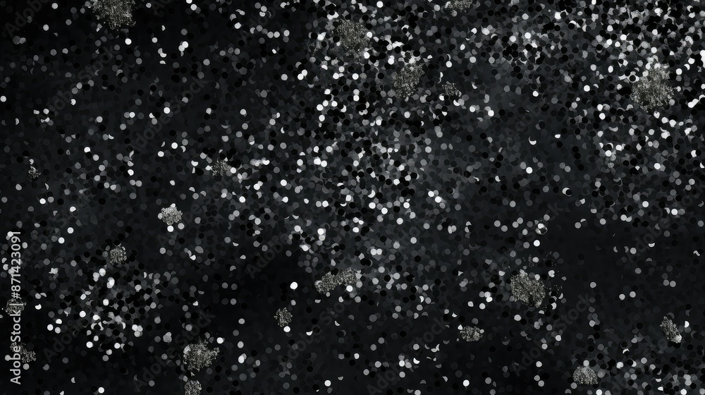 Poster shimmer dark gray glitter