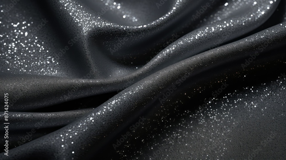 Poster elegance dark gray glitter