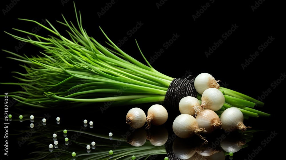 Poster onion and garlic