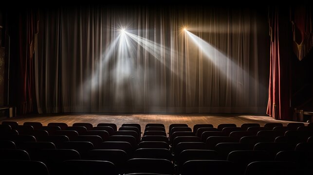 curtains theatre ghost light