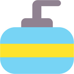 Vector Icon Curling, Curl, Sports And Competition, Winter Sport, Bowls