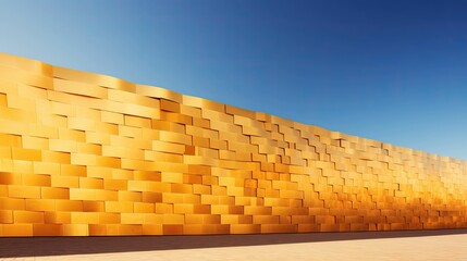 Fototapeta premium tiles golden wall