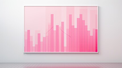 glossy pink graph