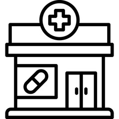 Fototapeta premium Pharmacy Icon