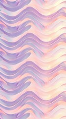 Abstract Pastel Pink and Purple Wave Pattern Wallpaper