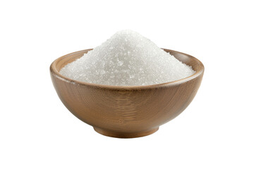sugar in a bowl isolated on transparent background