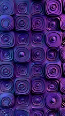 Purple Concentric Circles Wallpaper Pattern