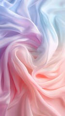 A colorful piece of fabric with a swirl pattern