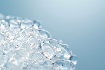 A close up of a bunch of ice cubes