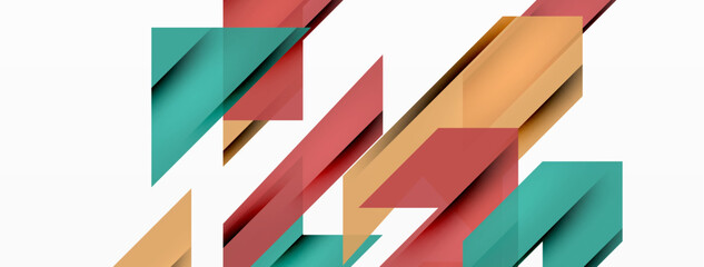 Speed and sport geometric background. Color lines dynamic template for wallpaper, banner, background or landing