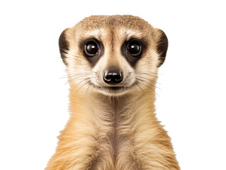 a close up of a meerkat