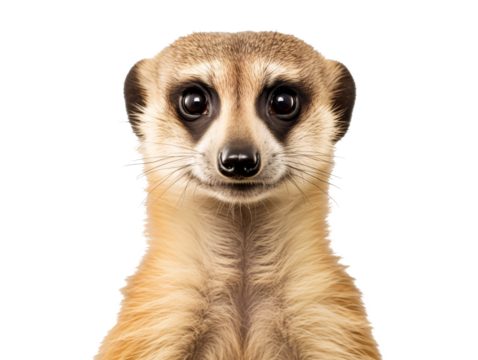 a close up of a meerkat