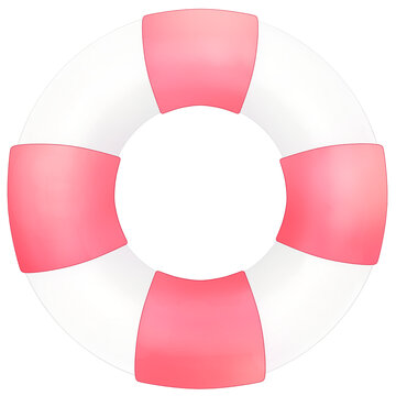 recommend clip art: Blue Hawaiian inflatable ring for safe swimming Red life buoys. Rescue belts Hand drawn illustration