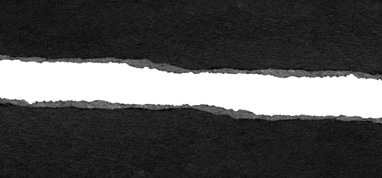 torn black pages with uneven texture edges. set of ripped black paper sheets png isolated on transparent background. document or newspaper mockup.