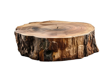 trunk podium isolated on transparent background