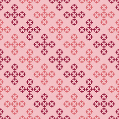 Red Damask Vintage Seamless Pattern , Luxury design