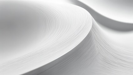 AI White Background Abstract - Landscape