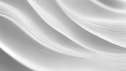 AI White Background Abstract - Landscape