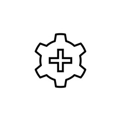 setting icon for ui ux design. web design. apss design.