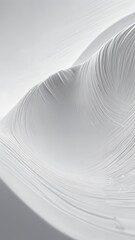 AI White Background Abstract - Portrait