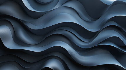 Elegant black and white abstract background with soft, flowing curves reminiscent of luxurious satin