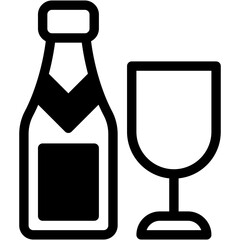 Vector Icon beer, drink, drinks, cheers, food and restaurant, party