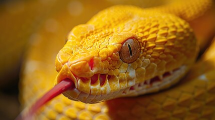 Obraz premium Close up of the snake's head