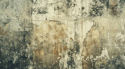 Obraz premium Aged grimy concrete wall with vintage texture Grunge abstract backdrop