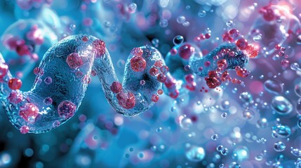 Genomics in organ transplants represents a new frontier in medical science, offering renewed hope to many. This sharp, high-quality image depicts the advancements in genetic modification for