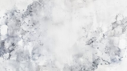 Obraz premium Rough textured white watercolor paper background for artistic designs
