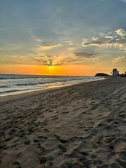 Atardecer en la playa
