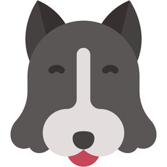 Vector Icon Border collie, Mammal, Pet, Animal, Animal Kingdom, Dog