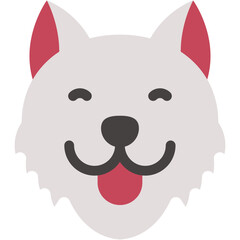 Vector Icon Samoyed, Pets, Animal, Mammal, Dog, Animal Kingdom