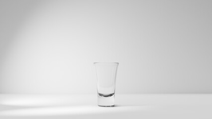 a glass of water sitting on a table