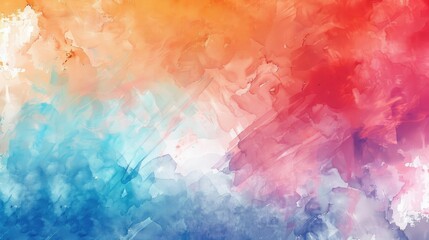Fototapeta premium Colorful abstract painted background in watercolor style