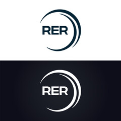  RER logo. R E R design. White RER letter. RER, R E R letter logo design. Initial letter RER linked circle uppercase monogram logo. R E R letter logo vector design. top logo, Most Recent, Featured,